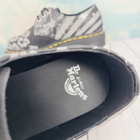 Bnwob!! Dr. Martens 1461 Animal Clash Platform Shoes - Picture 11 of 14